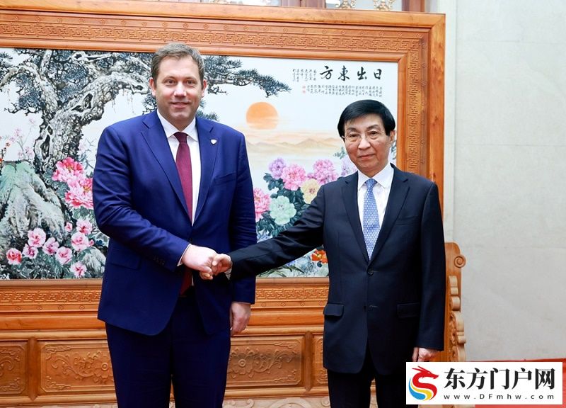 王沪宁会见德国社民党代表团(图1)